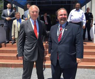 with MD Comptroller Peter Franchot at our Metro HQ